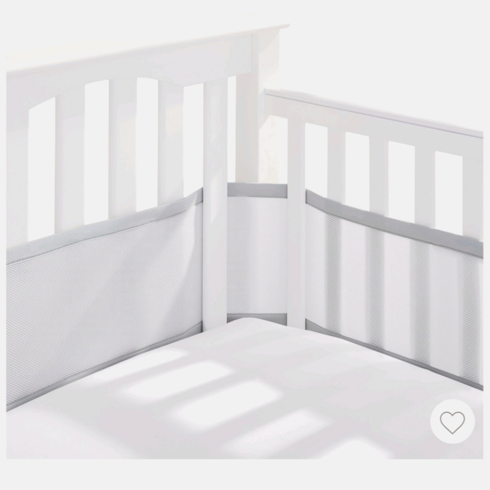 Breathable Baby Solid Mesh Crib Liner